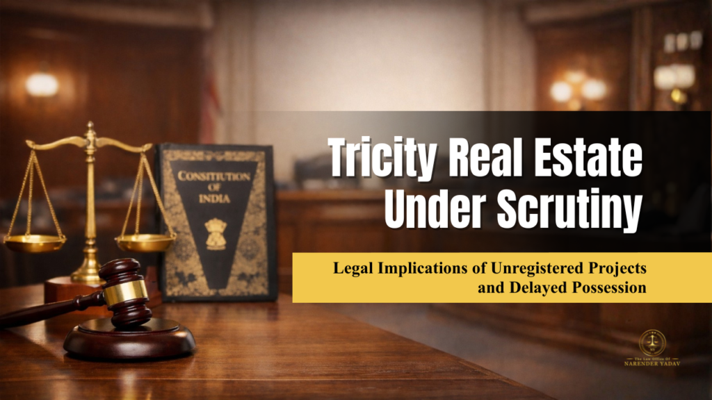 Tricity Real Estate Under Scrutiny | Legal Implications of Unregistered Projects and Delayed Possession