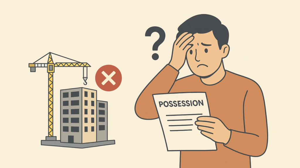 Delayed Possession by Builder